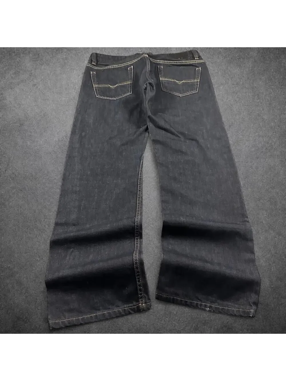 Y2K grunge rockstar archive diesel viker dark wash jeans - 33x29!